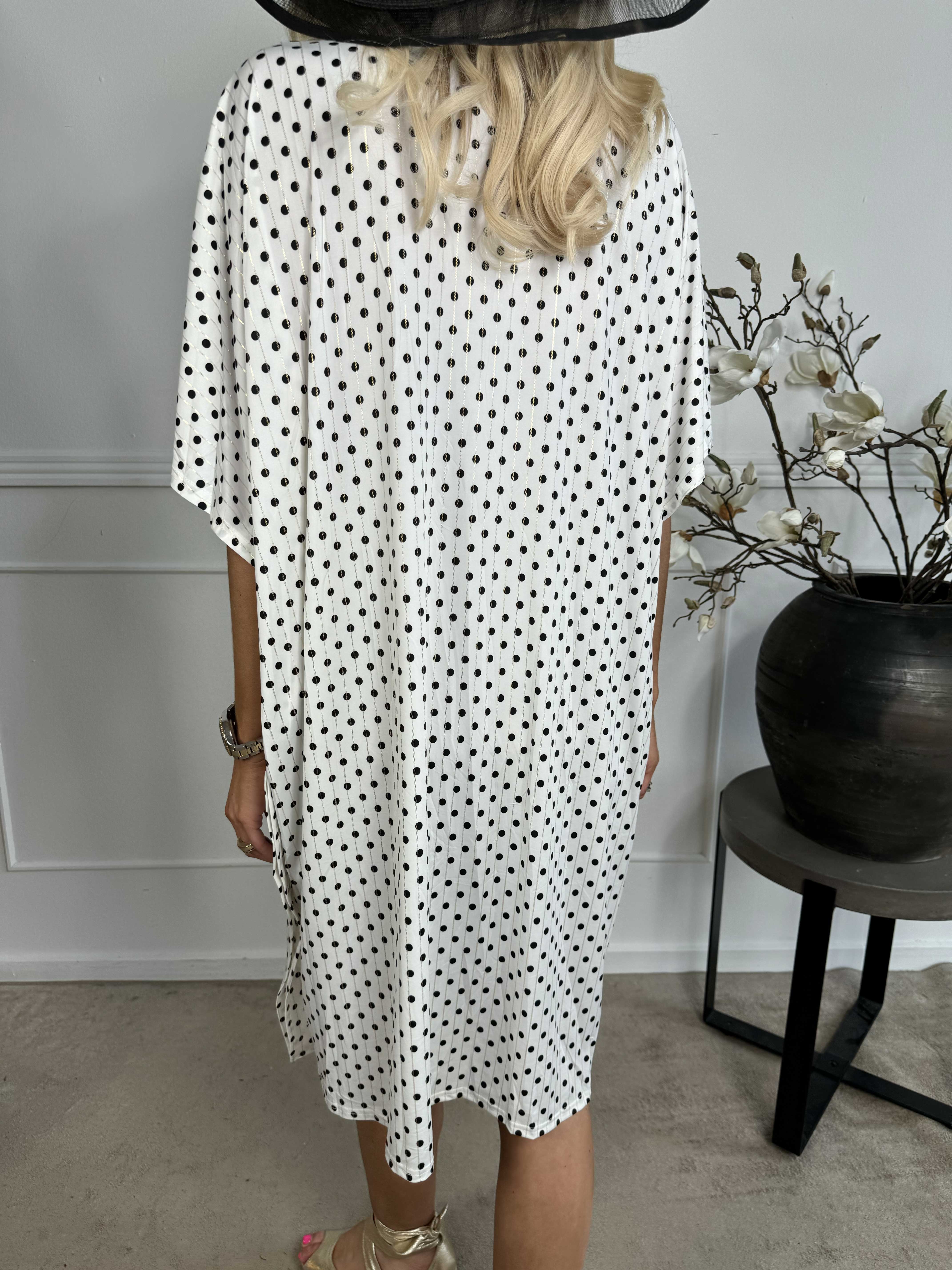 Azmina Dot - Tunikaklänning i lös passform med resår